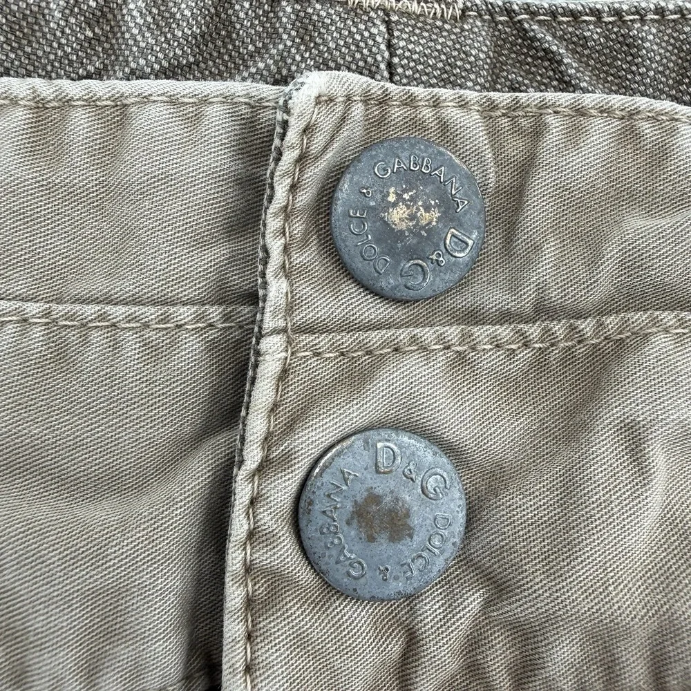 D&G Dolce & Gabbana Jeans Mens Sz 33 Ittierre Spa Button Fly Denim Vintage Italy